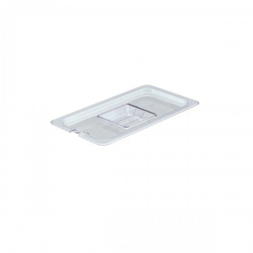 Libertyware 2130S 1/3 Size Flat Notched Polycarbonate Food Pan Cover, NSF Listed