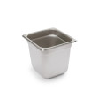 Libertyware 5166 Steam Table Pan, Six Size, Stainless Steel, Anti-Jam, 25 Gauge, 7(w) x 6.5(d) x 6(h) inch, NSF Listed