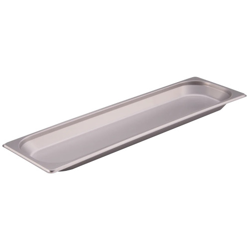 Libertyware 5221 Steam Table Pan, Half Long, Stainless Steel, Anti-Jam, 25 Gauge, 21(w) x 6.37(d) x 1.62(h) inch, NSF Listed
