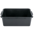 Libertyware BT7BK Bus Tub, Black Polypropylene, 15(w) x 20(d) x 7(h) inch, NSF Listed