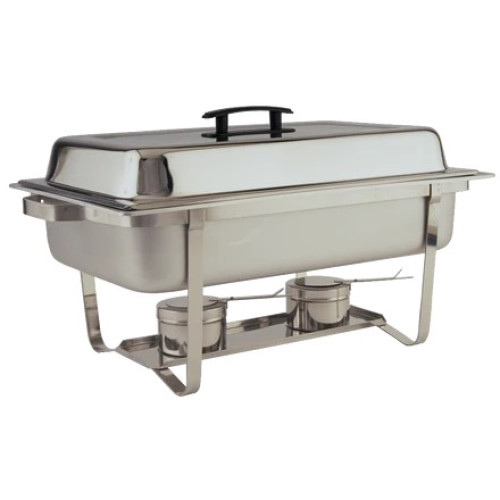 Libertyware CHA1W Economy Chafer, Full-Size, 8qt, Stainless Steel, 24-1⁄4(w) x 14-1⁄4(d) x 12(h) inch