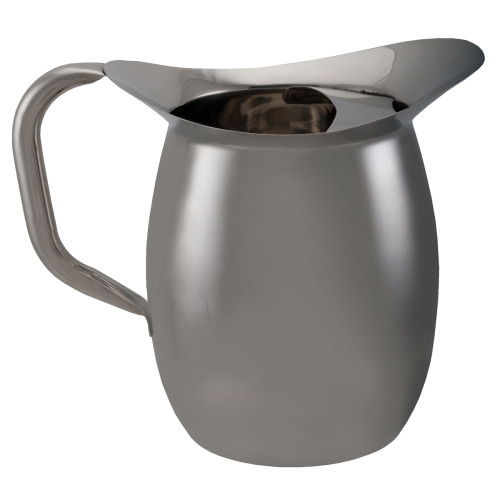 Libertyware DSBP3-G Deluxe Bell Pitcher, 3-1/4qt, w/ Ice Guard, Stainless Steel, Mirror Polished