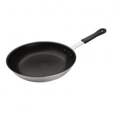 Libertyware FRY08UMCH Fry Pan, Aluminum, (3)Layer(s) Non-Stick Coating, Silicone Handle, 14.5(w) x 8.5(d) x 2(h) inch, NSF Listed