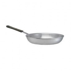 Libertyware FRY12H Fry Pan, Aluminum, Non-Coated, Mirror Finished, Silicone Handle, 21.75(w) x 12.5(d) x 2.5(h) inch, NSF Listed