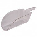 Libertyware ISP24 24 oz Clear Polycarbonate Ice Scoop, NSF Listed, Heavy-Duty Commercial Food Scoop