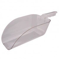 Libertyware ISP64 64 oz Clear Polycarbonate Ice Scoop, NSF Listed, Heavy-Duty Commercial Food Scoop
