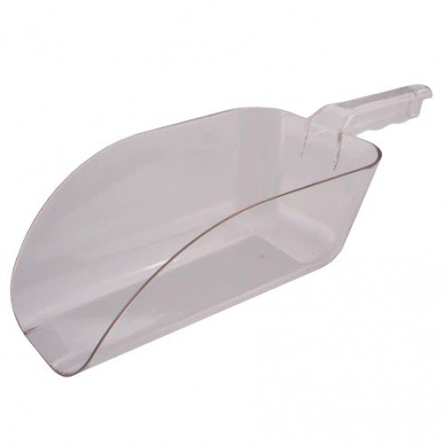 Libertyware ISP24 24 oz Clear Polycarbonate Ice Scoop, NSF Listed, Heavy-Duty Commercial Food Scoop