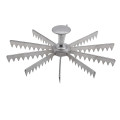 Libertyware PIE10 Pie Marker, (10)Slice(s), Aluminum, 8.5(w) x 8.5(d) x 2.5(h) inch