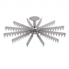 Libertyware PIE12 Pie Marker, (12)Slice(s), Aluminum, 8.5(w) x 8.5(d) x 2.5(h) inch