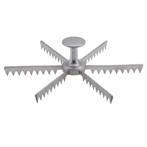 Libertyware PIE06 Pie Marker, (6)Slice(s), Aluminum, 8.5(w) x 8.5(d) x 2.5(h) inch