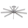 Libertyware PIE09 Pie Marker, (9)Slice(s), Aluminum, 8.5(w) x 8.5(d) x 2.5(h) inch