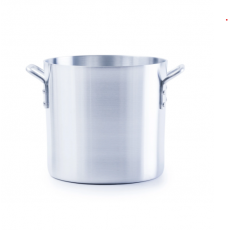 Libertyware POT12 Stock Pots, 12qt Capacity, Aluminum, 4mm Thickness, NSF Listed, 13.75(w) x 10.25(d) x 9.5(h) inch