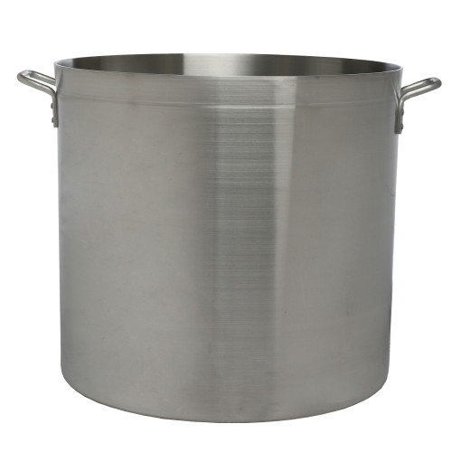 Libertyware POT160H Heavy Duty Stock Pot, 160qt Capacity, Aluminum, 6mm Thickness,  NSF Listed, 30.5(w) x 24.25(d) x 22(h) inch