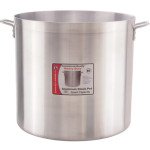 Libertyware POT160H Heavy Duty Stock Pot, 160qt Capacity, Aluminum, 6mm Thickness,  NSF Listed, 30.5(w) x 24.25(d) x 22(h) inch