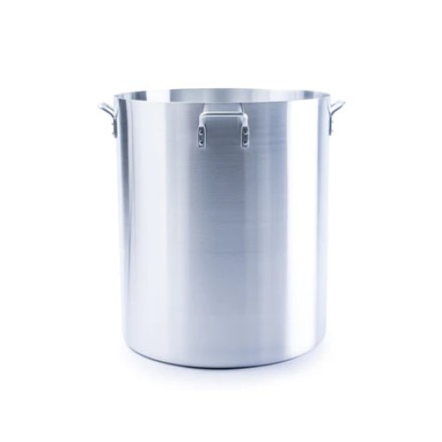 Libertyware POT200H Heavy Duty Stock Pot, 200qt Capacity, Aluminum, 6mm Thickness, 27.5(w) x 27.5(d) x 27.5(h) inch, NSF Listed