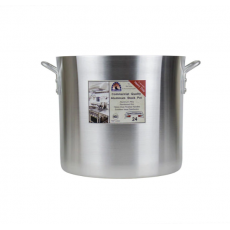 Libertyware POT24H Heavy Duty Stock Pot, 24qt Capacity, Aluminum, 6mm Thickness, NSF Listed, 15.75(w) x 12.12(d) x 13.5(h) inch