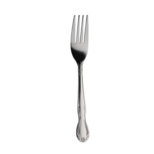 Libertyware RL2 Rosa Linda Dinner Fork, Stainless Steel, 2.0mm Thick, Vibro Polished, 1dz