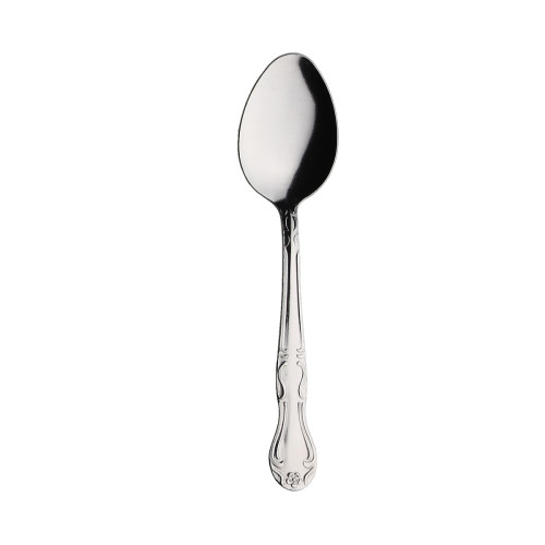Libertyware RL4 Rosa Linda Dessert Spoon, Stainless Steel, 2.0mm Thick, Vibro Polished, 1dz