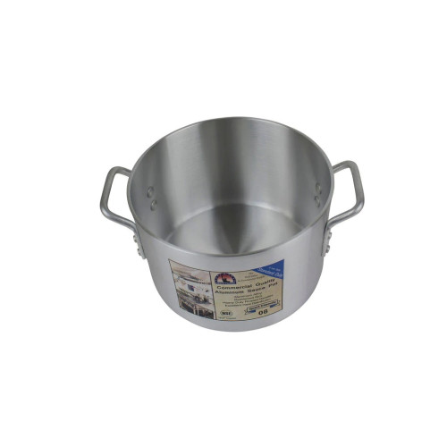 Libertyware SAU08 Sauce Pots, 8qt, Aluminum, 4.0mm thick, 13.5(w) x 10.25(d) x 6.5(h) inch, NSF Listed