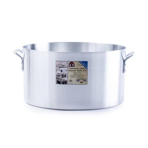 Libertyware SAU40 Sauce Pots, 40qt, Aluminum, 4.0mm thick, 23(w) x 18.25(d) x 10(h) inch, NSF Listed
