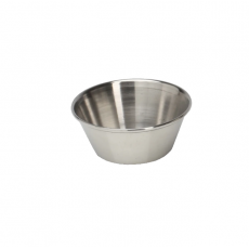 Libertyware SC1 Sauce Cup, 1-1/4oz, Stainless Steel, 2.25(w) x 2.25(d) x 0.75(h) inch, 1dz