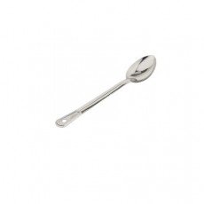 Libertyware SD13 Basting Spoon, Solid, Stainless Steel, 12.87(w) x 2.62(d) x 1.5(h) inch, 6 each