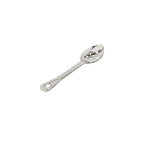 Libertyware SP11 Basting Spoon, Perforated, Stainless Steel, 11.12(w) x 2.62(d) x 1.37(h) inch, 6 each