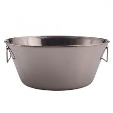 Libertyware SP115 Basins, Drop Handles, Stainless Steel, Mirror Polish, 11-1/2(w) x 11-1/2(d) x 4-3/4(h) inch