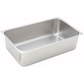 Libertyware SPIL21 Spillage Pan, Full Size, Stainless Steel, 24 Gauge, 21(w) x 13.05(d) x 5.87(h) inch, NSF Listed