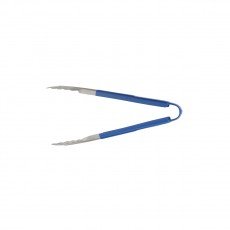 Libertyware T12P-BL 12 Inch Stainless Steel Tongs with Blue Coated Handle – Pack of 4 for Commercial Kitchen Use