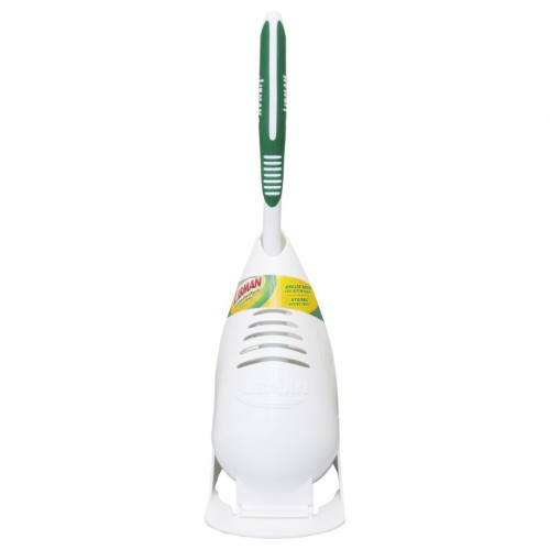Libman 1022 Premium Angled Toilet Bowl Brush and Caddy, 4 each