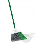 Libman 206 11 inch Precision Angle Broom with Dustpan, 6 each