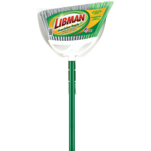 Libman 206 11 inch Precision Angle Broom with Dustpan, 6 each