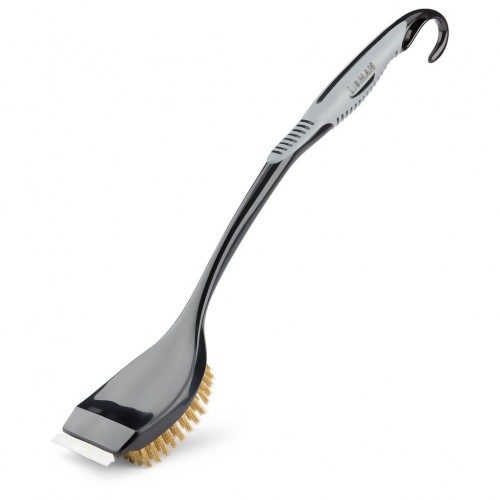 Libman 529 18 inch Long Handle BBQ Brush with Scraper, 6 each