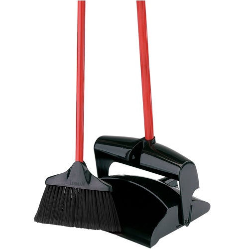 Libman 917 10 inch Lobby Dust Pan and Broom Set (Closed Lid), 2 each