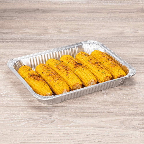 Karat® AF-STP365 Half-Size Aluminum Foil Steam Table Pan, Shallow Depth, 100/cs, 1 case