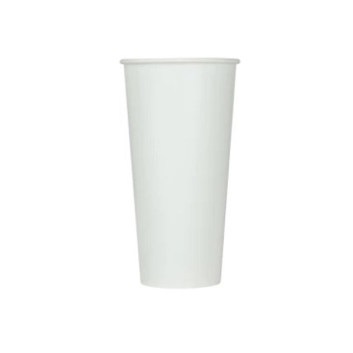 Karat® C-KCP22W 22oz White Double Poly Paper Cold Cup, 1000/cs, 1 each