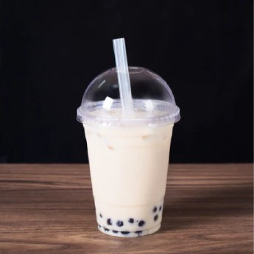 Karat® C9000 7.5 inch Boba Straws, Unwrapped, Mixed Striped Colors, 10mm Diameter, 4500 each