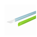 Karat® C9060S 9 inch Boba Straws, Poly Wrapped , Mixed Solid Color, Diagonal Cut, 10mm, 1600 each