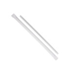 Karat® C9090 7.75 inch Jumbo Straws, Paper Wrapped, 5mm, Clear, 12,000 each
