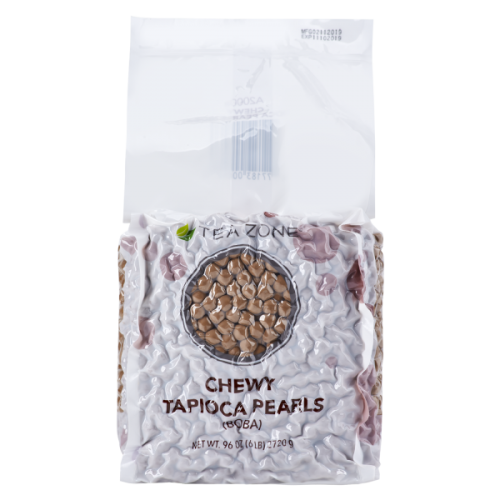 Tea Zone A2000 Chewy Tapioca Pearl(Boba), Grade A, 6 lbs / bag, 6 each