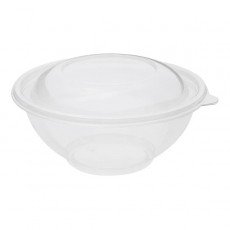Karat® FP-BR24-PET 24oz PET Clear Plastic Salad Bowl, 300/cs, 1 each Karat® FP-BR24-PET 24oz PET Clear Plastic Salad Bowl, 300/cs, 1 each