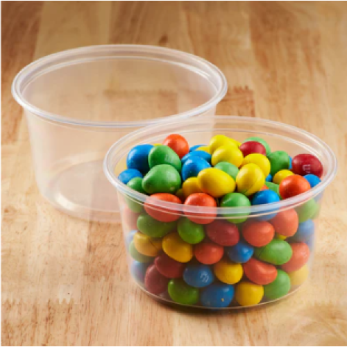 Karat® FP-DC12-PP 12oz PP Plastic Round Deli Container, 500/cs, 1 each Karat® FP-DC12-PP 12oz PP Plastic Round Deli Container, 500/cs, 1 each
