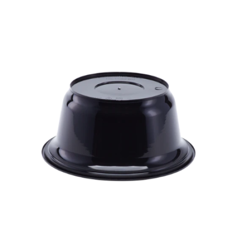 Karat® FP-IMB36B 36oz Black PP Plastic Injection Molding Bowl, Microwavable, 300/cs, 1 each