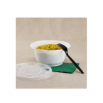 Karat® FP-IMB36W 36oz White PP Plastic Injection Molding Bowl, Microwavable, 300/cs, 1 each