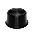 Karat® FP-IMB48B 48oz Black PP Plastic Injection Molding Bowl, Microwavable, 300/cs, 1 each