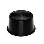 Karat® FP-IMB48B 48oz Black PP Plastic Injection Molding Bowl, Microwavable, 300/cs, 1 each