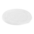 Karat® FP-IMBL179 22/36/48oz PP Plastic Flat Lids for Injection Molding Bowl, 117mm, Microwavable, 300/cs, 1 each
