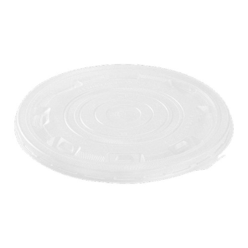 Karat® FP-IMBL179 22/36/48oz PP Plastic Flat Lids for Injection Molding Bowl, 117mm, Microwavable, 300/cs, 1 each