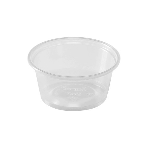 Karat® FP-P200-PP 2oz PP Plastic Portion Cup, 60mm, 2500/cs, 1 each